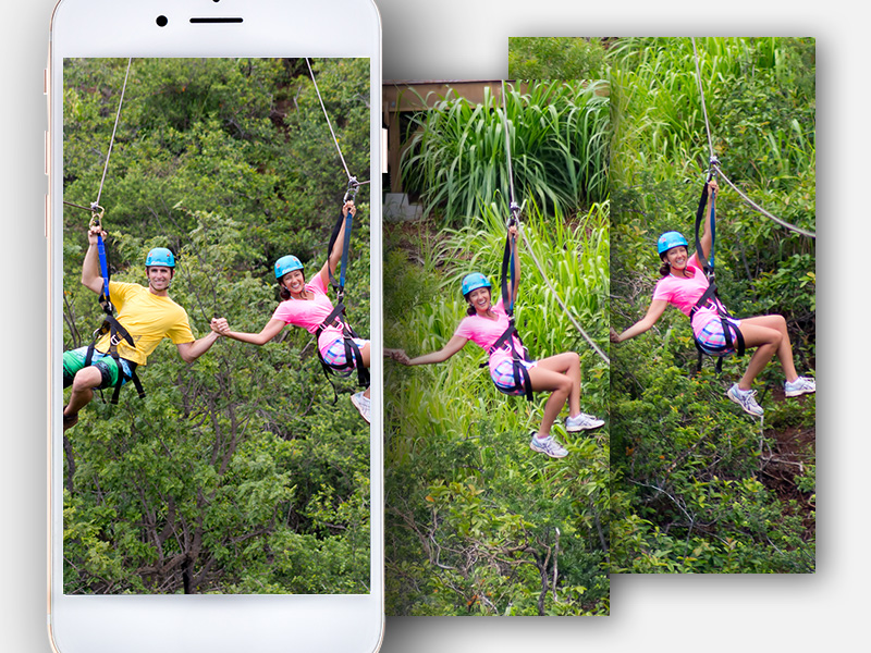 Use burst photo mode on your phone's camera to take lots of pictures in a row