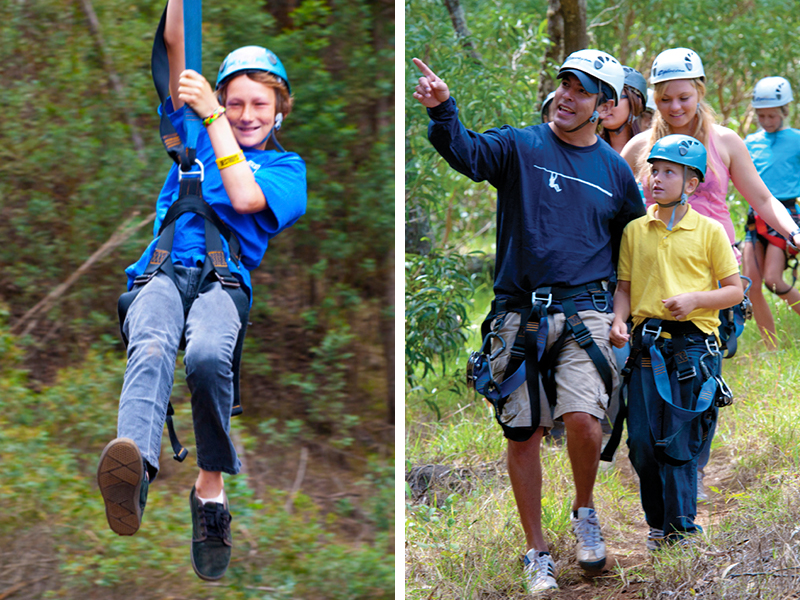 people have an amazing time ziplining with us in Hawaii