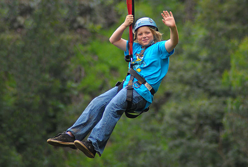 Go ziplining on Maui with your family