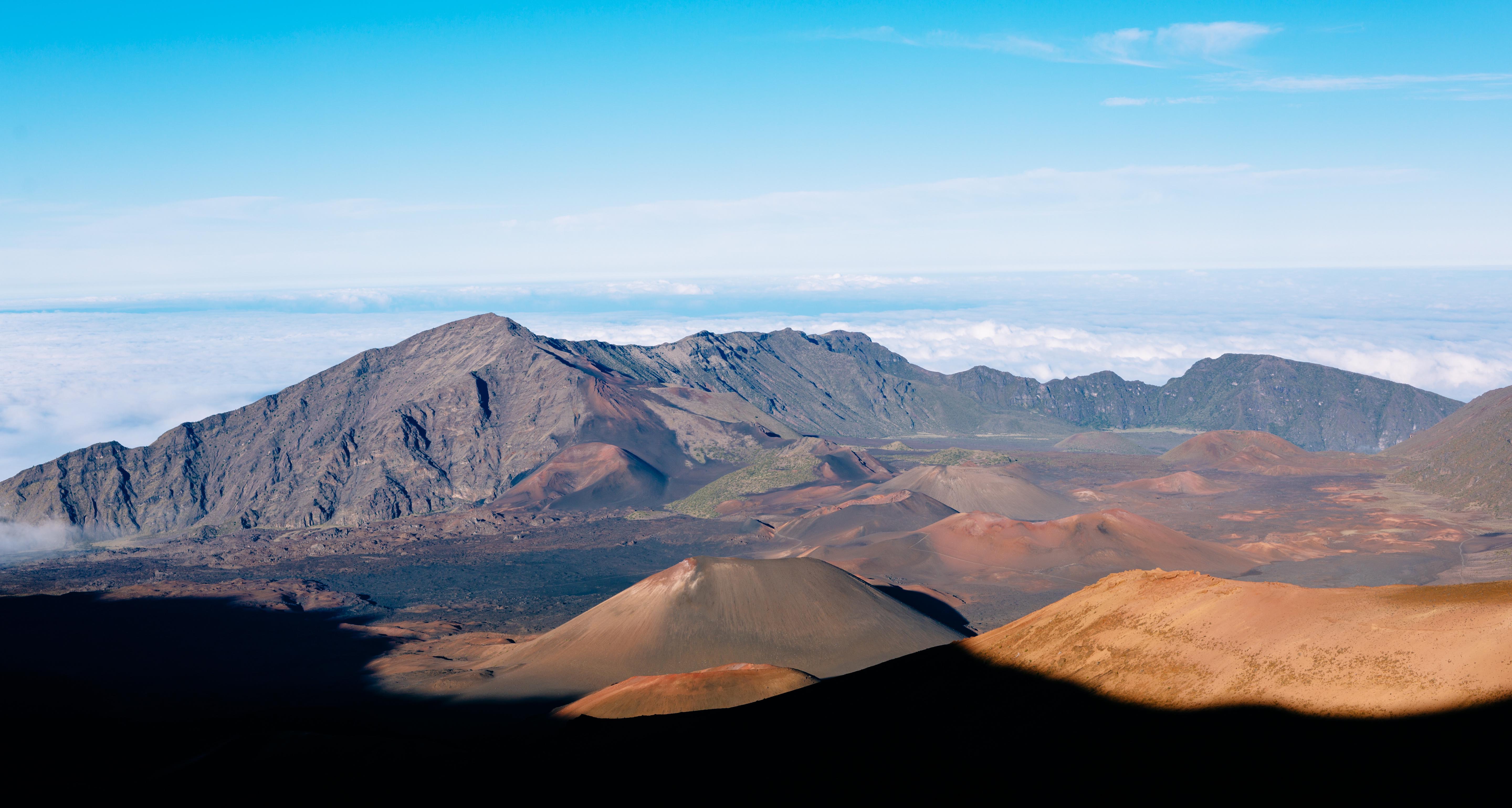 Haleakala Volcano Crater in Haleakala National Park, Hawaii