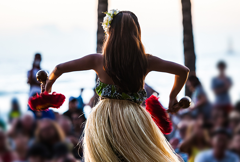 Go to a Luau with your family on Maui